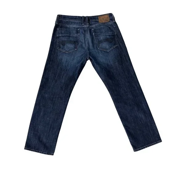 Mavi Mens Zach Straight Leg Jeans 34x30 Blue Denim Made In Turkey Cotton Blend - Picture 3 of 9